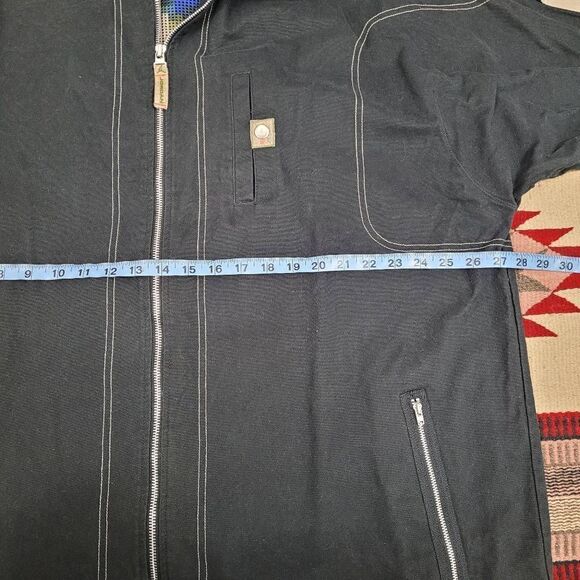 Vintage 90s Jordan Cotton Canvas Military Flight Jacket Sz XL Camo Mesh Interior - Picture 10 of 12